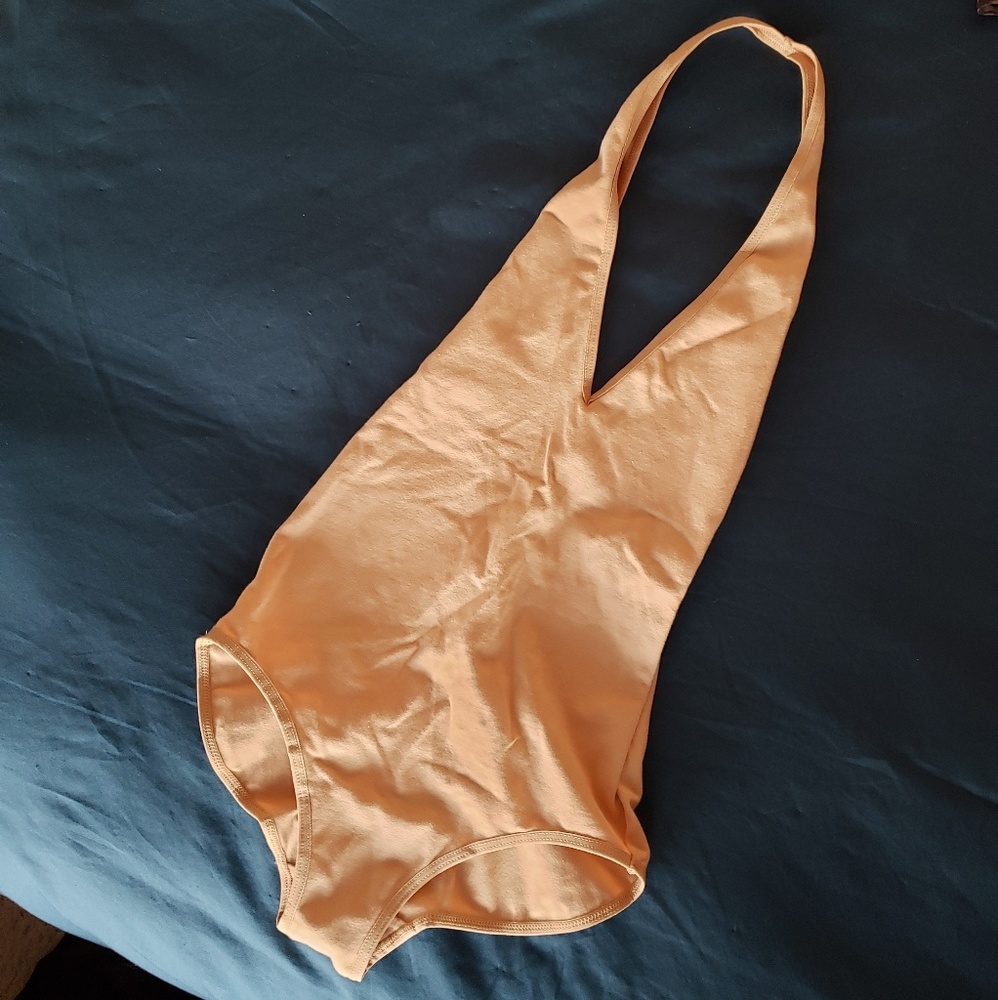 Nude/tan bodysuit American Apparel